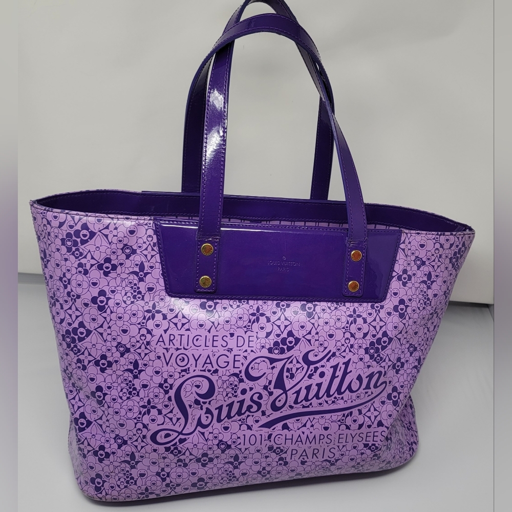 Louis Vuitton Takashi Murakami Cosmic Blossom Tote 💜